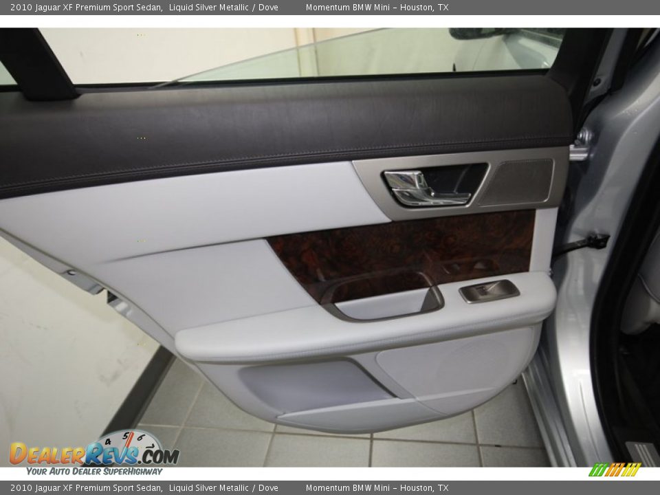 2010 Jaguar XF Premium Sport Sedan Liquid Silver Metallic / Dove Photo #32