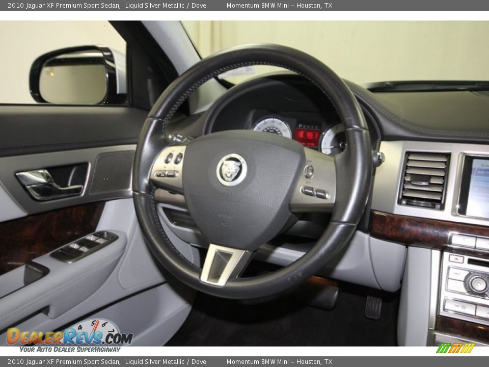 2010 Jaguar XF Premium Sport Sedan Steering Wheel Photo #33