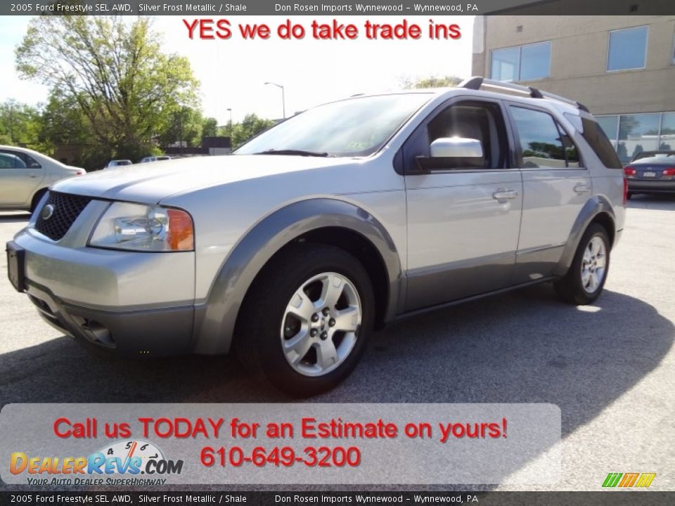 2005 Ford Freestyle SEL AWD Silver Frost Metallic / Shale Photo #4