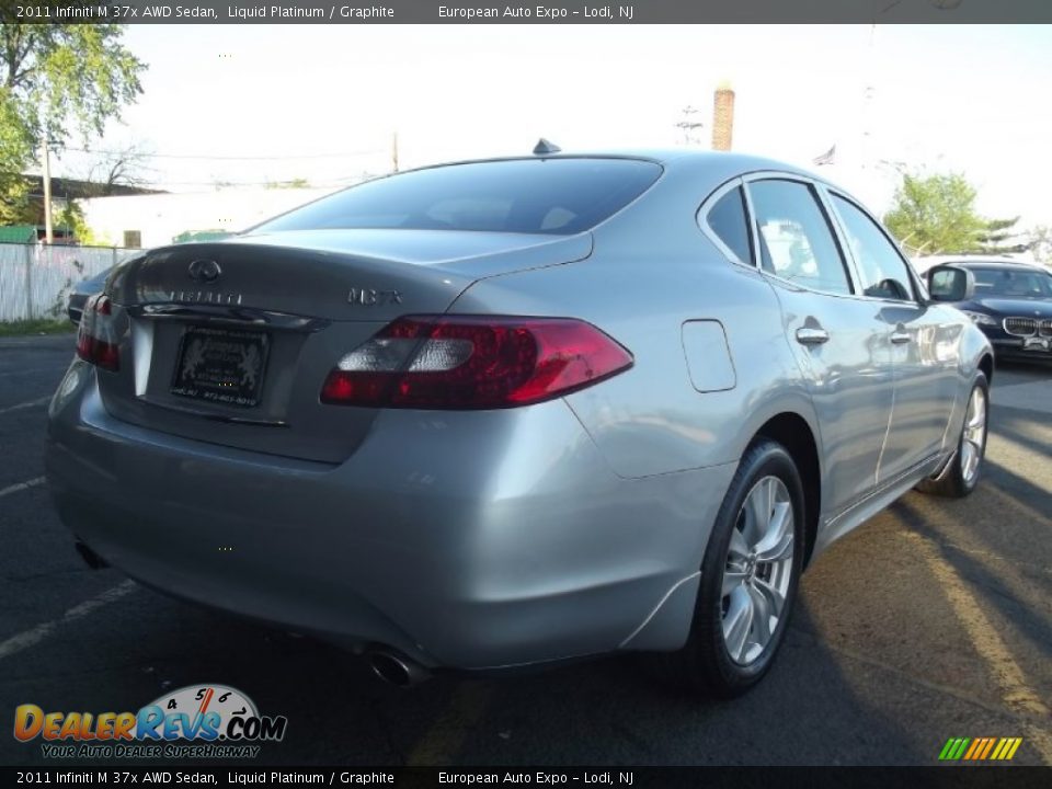 2011 Infiniti M 37x AWD Sedan Liquid Platinum / Graphite Photo #3