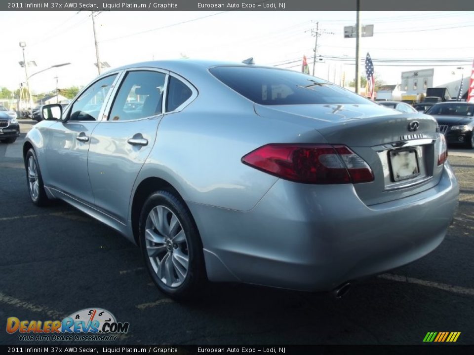 2011 Infiniti M 37x AWD Sedan Liquid Platinum / Graphite Photo #4