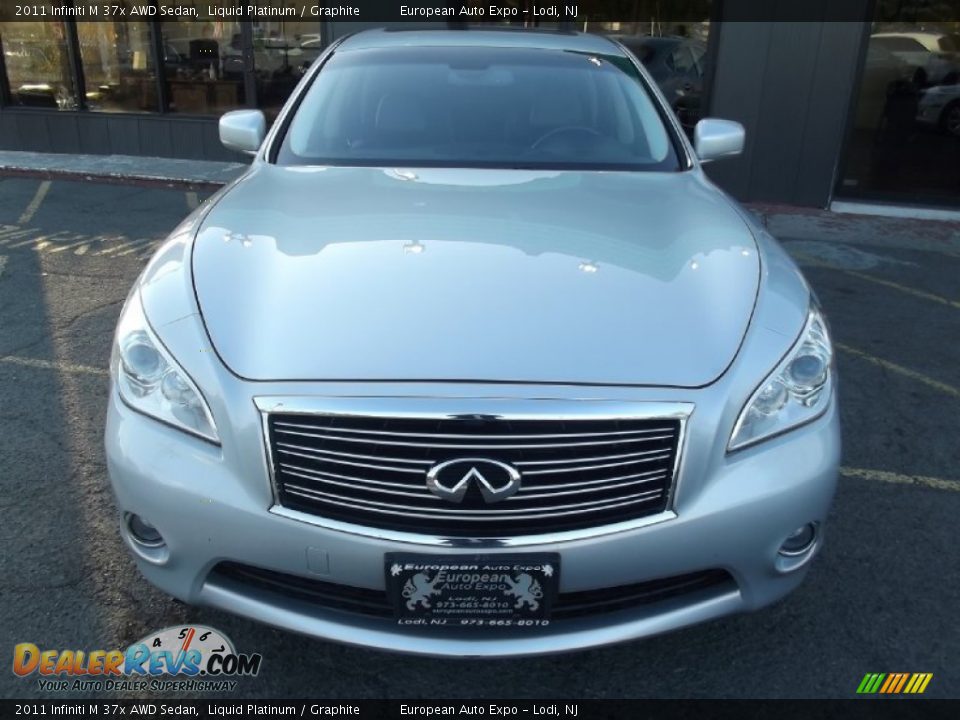 2011 Infiniti M 37x AWD Sedan Liquid Platinum / Graphite Photo #6