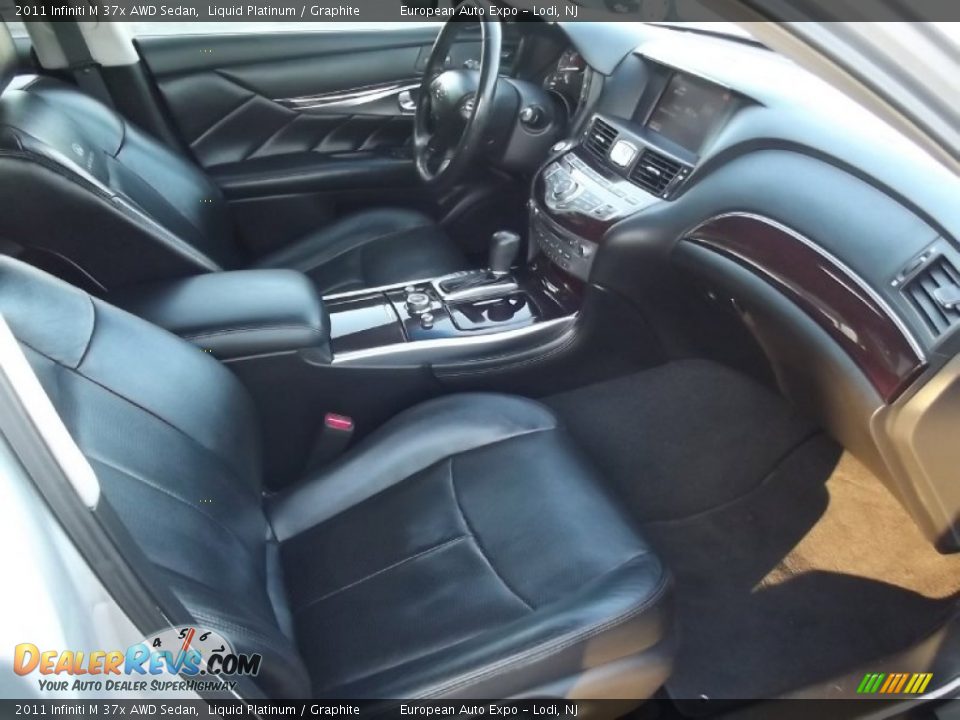 2011 Infiniti M 37x AWD Sedan Liquid Platinum / Graphite Photo #16