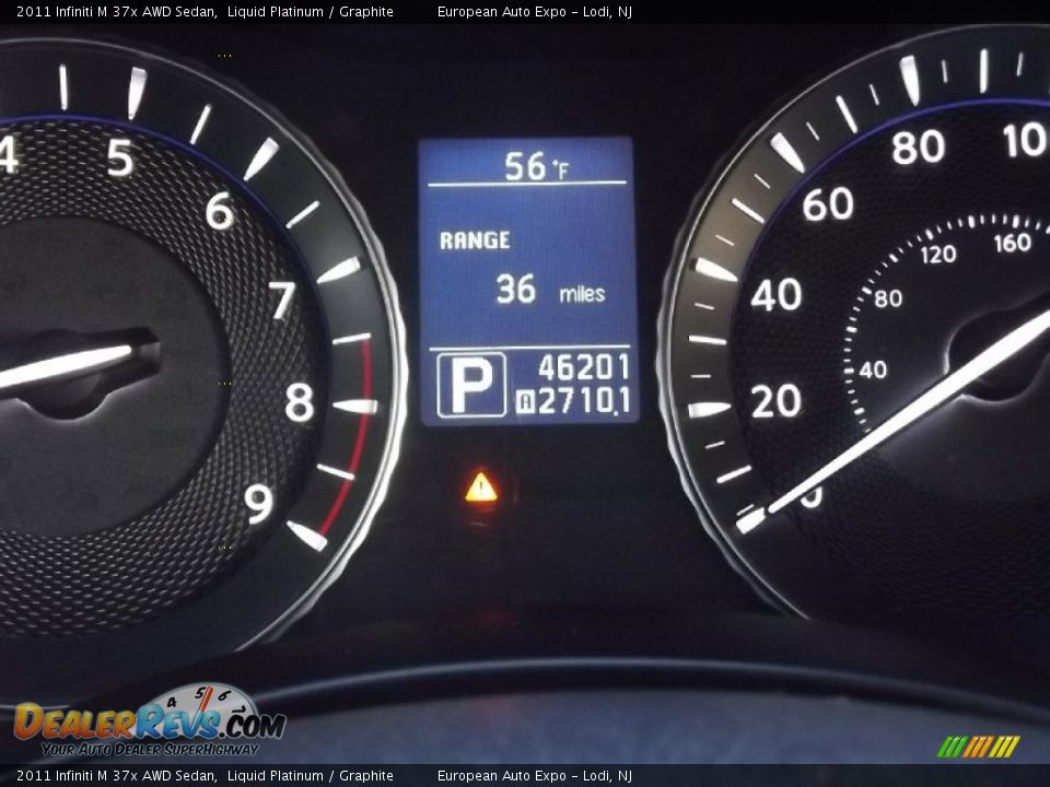 2011 Infiniti M 37x AWD Sedan Liquid Platinum / Graphite Photo #19