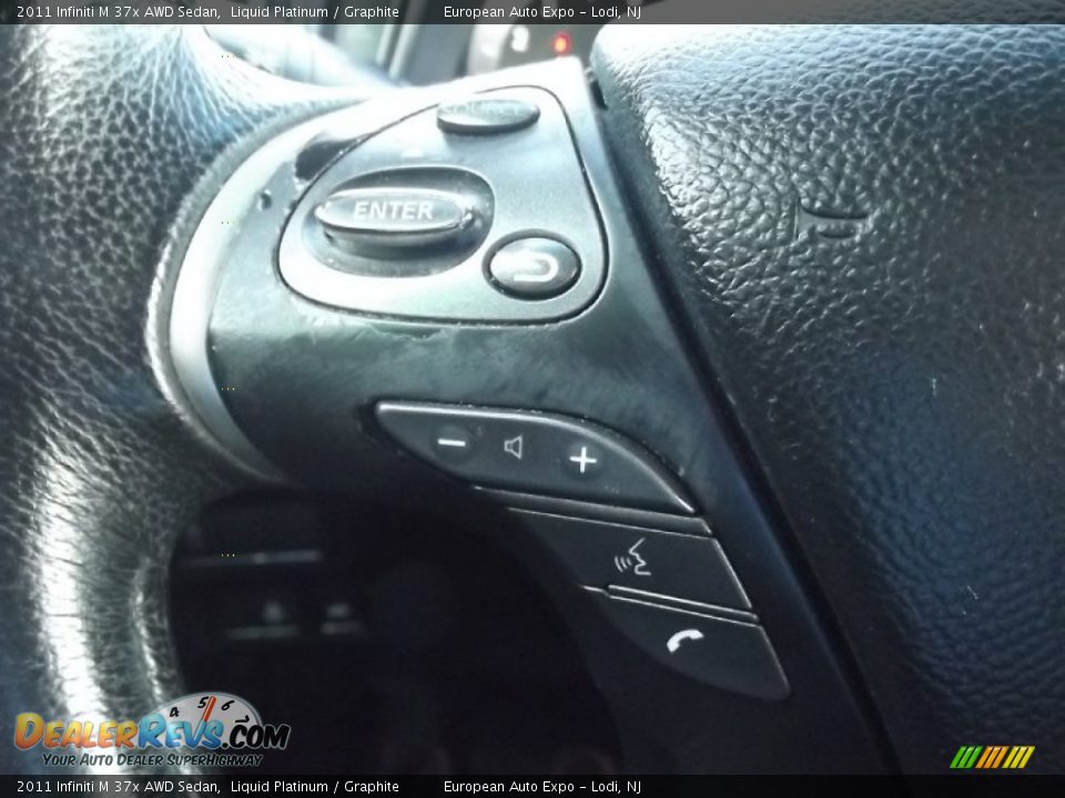 2011 Infiniti M 37x AWD Sedan Liquid Platinum / Graphite Photo #21