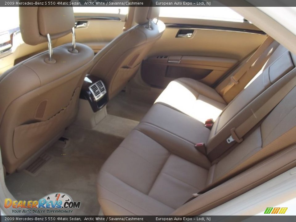 2009 Mercedes-Benz S 550 4Matic Sedan Arctic White / Savanna/Cashmere Photo #10