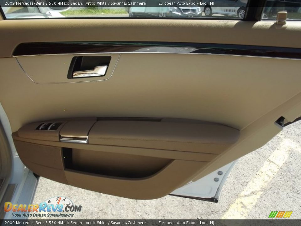 2009 Mercedes-Benz S 550 4Matic Sedan Arctic White / Savanna/Cashmere Photo #15