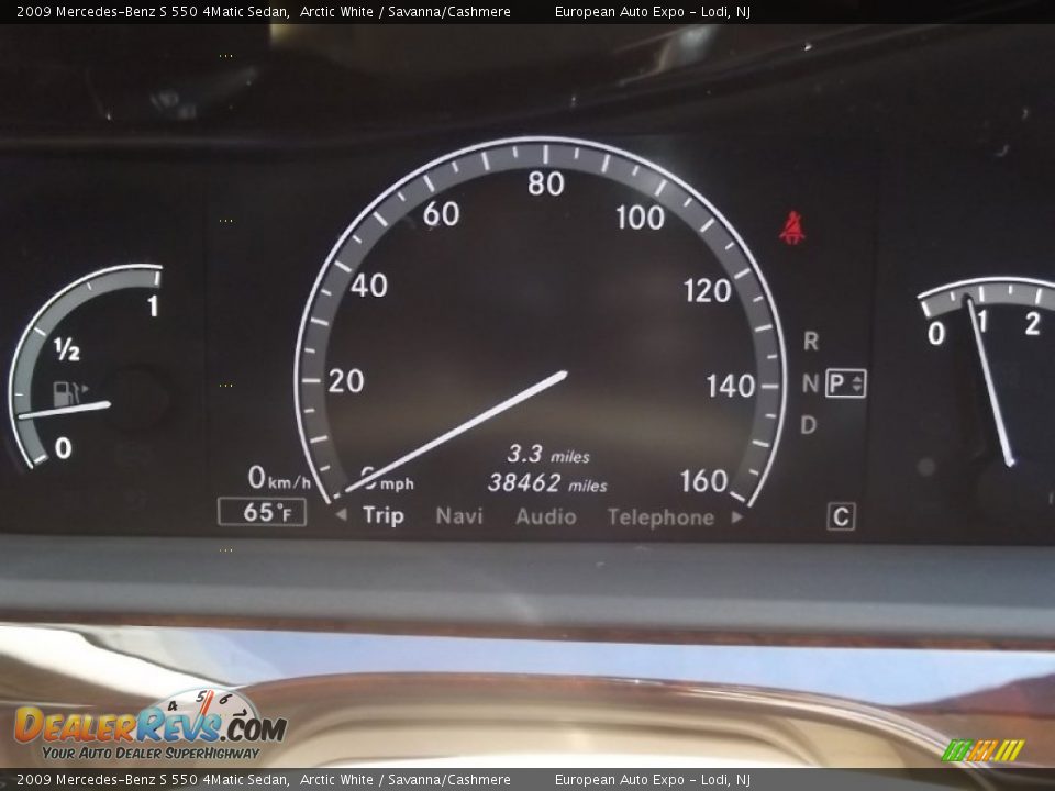 2009 Mercedes-Benz S 550 4Matic Sedan Arctic White / Savanna/Cashmere Photo #19