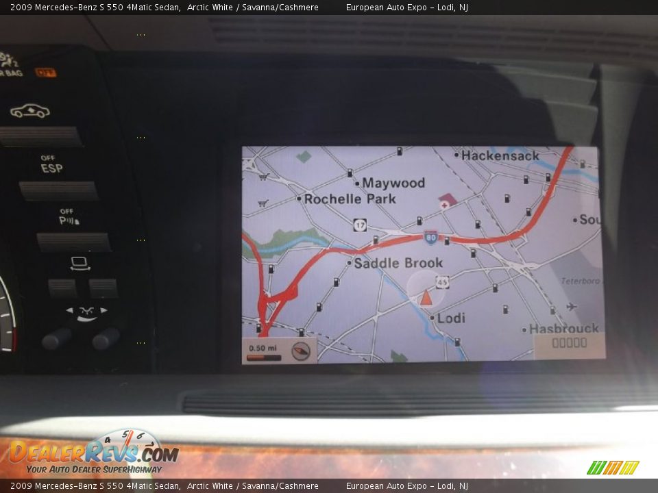 2009 Mercedes-Benz S 550 4Matic Sedan Arctic White / Savanna/Cashmere Photo #26