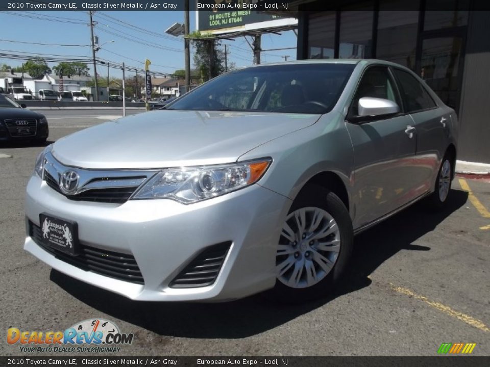 2010 Toyota Camry LE Classic Silver Metallic / Ash Gray Photo #1