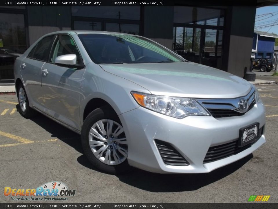 2010 Toyota Camry LE Classic Silver Metallic / Ash Gray Photo #2