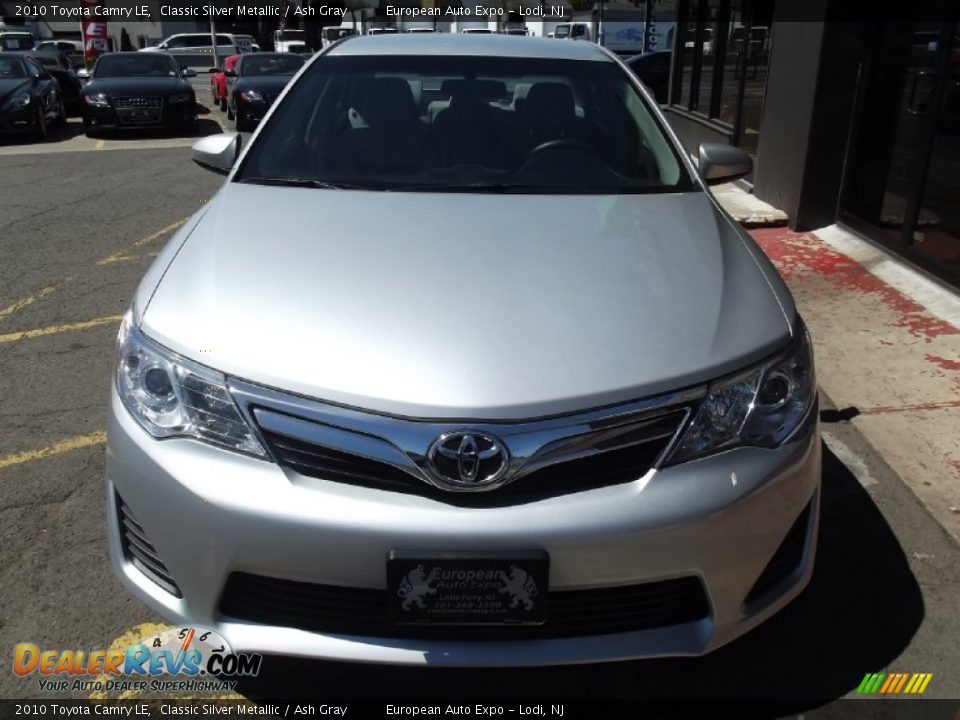 2010 Toyota Camry LE Classic Silver Metallic / Ash Gray Photo #6