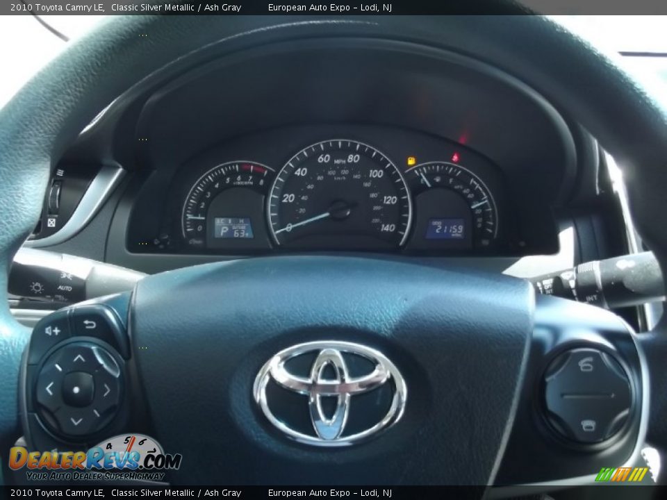 2010 Toyota Camry LE Classic Silver Metallic / Ash Gray Photo #22