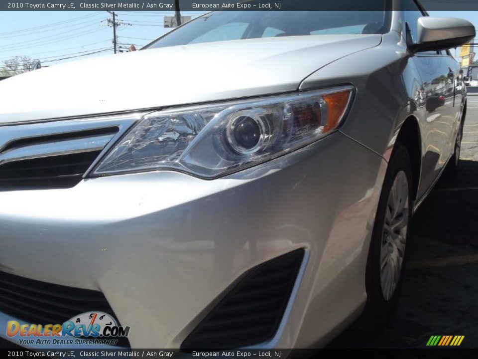 2010 Toyota Camry LE Classic Silver Metallic / Ash Gray Photo #36