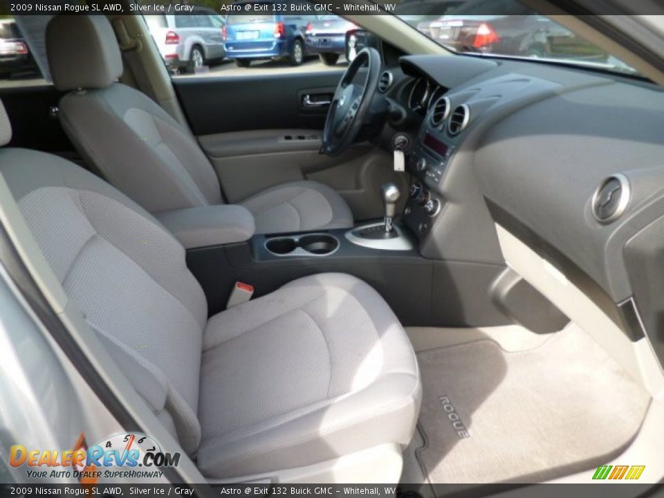 2009 Nissan Rogue SL AWD Silver Ice / Gray Photo #10