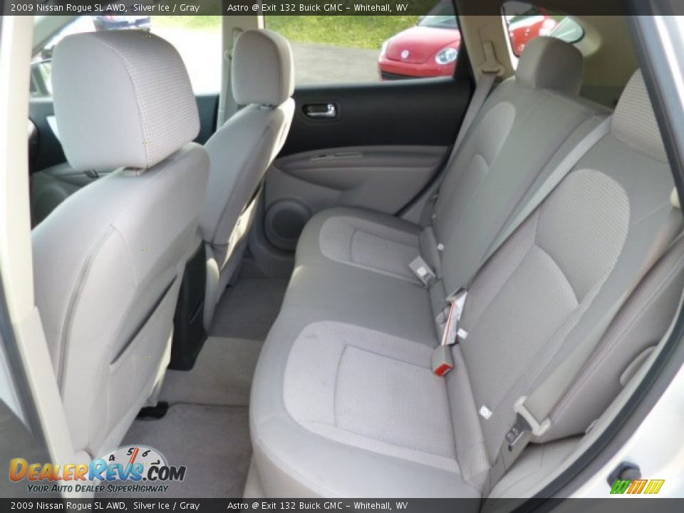 2009 Nissan Rogue SL AWD Silver Ice / Gray Photo #14