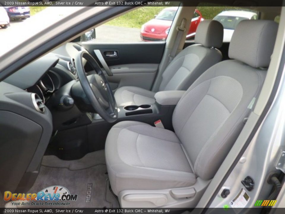 2009 Nissan Rogue SL AWD Silver Ice / Gray Photo #16