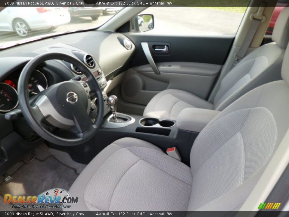 2009 Nissan Rogue SL AWD Silver Ice / Gray Photo #17