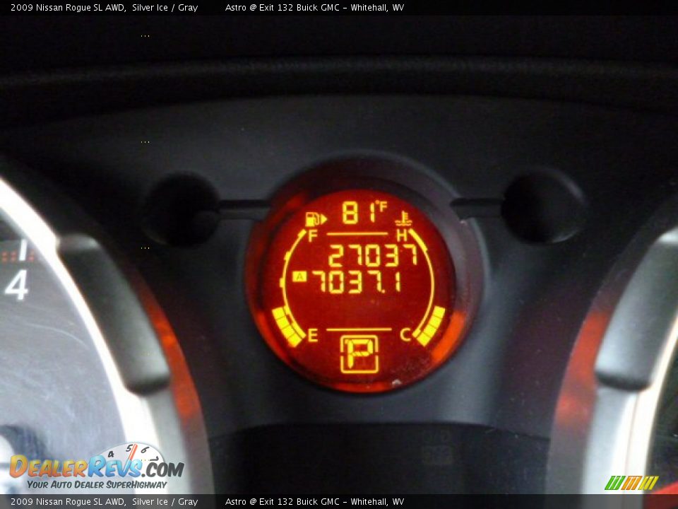 2009 Nissan Rogue SL AWD Silver Ice / Gray Photo #20