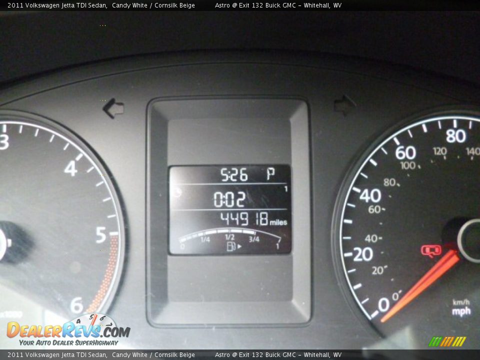 2011 Volkswagen Jetta TDI Sedan Candy White / Cornsilk Beige Photo #20