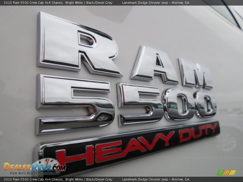 2013 Ram 5500 Crew Cab 4x4 Chassis Bright White / Black/Diesel Gray Photo #6