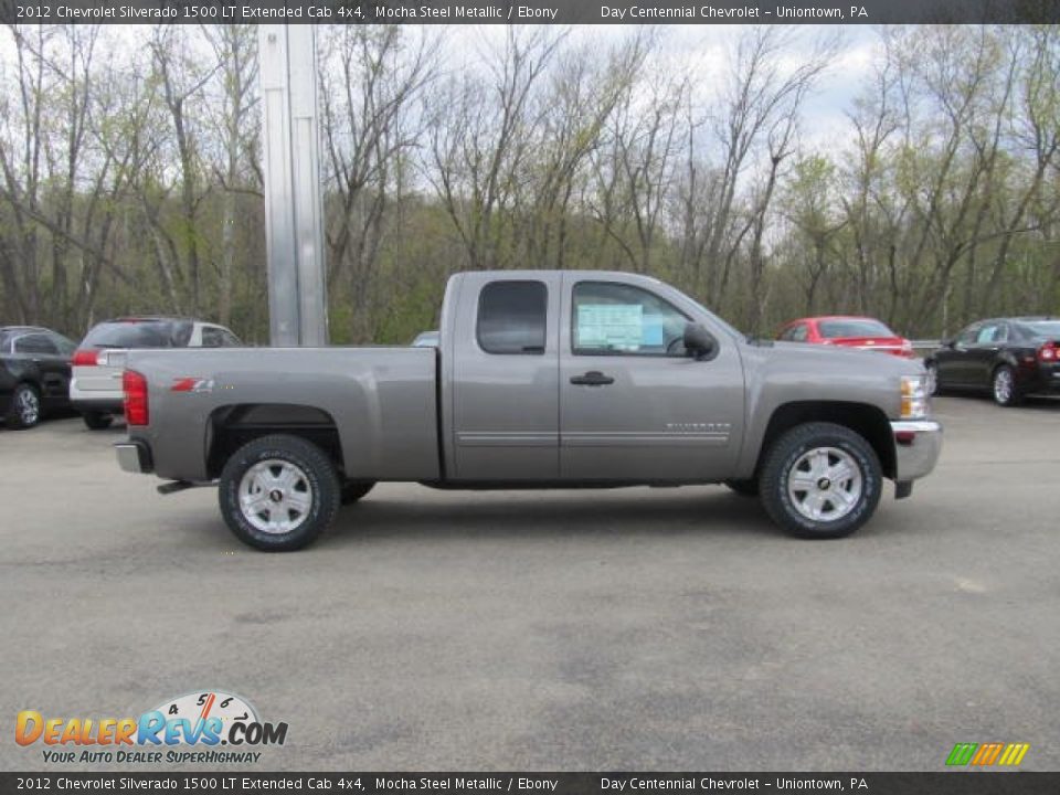 2012 Chevrolet Silverado 1500 LT Extended Cab 4x4 Mocha Steel Metallic / Ebony Photo #4