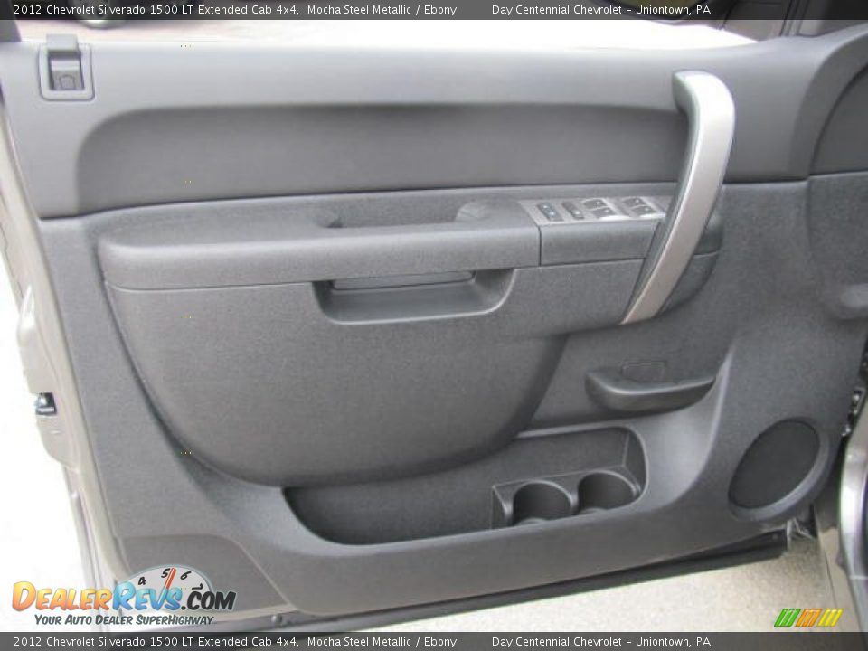 2012 Chevrolet Silverado 1500 LT Extended Cab 4x4 Mocha Steel Metallic / Ebony Photo #7