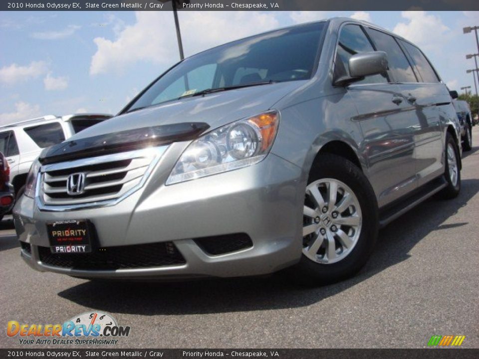 2010 Honda Odyssey EX Slate Green Metallic / Gray Photo #1