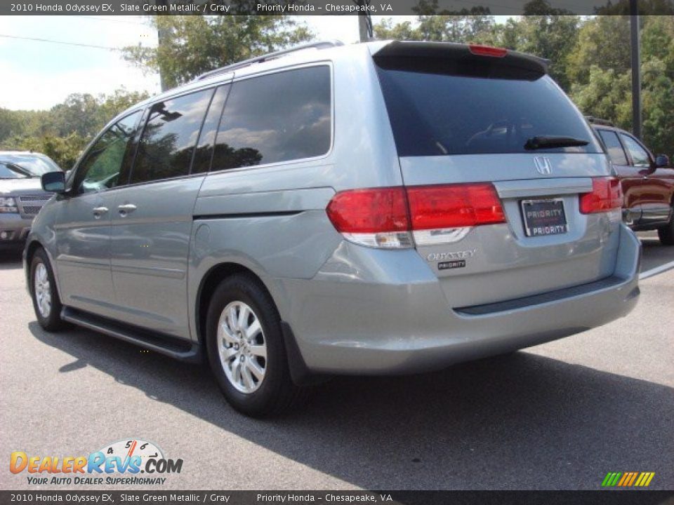 2010 Honda Odyssey EX Slate Green Metallic / Gray Photo #4