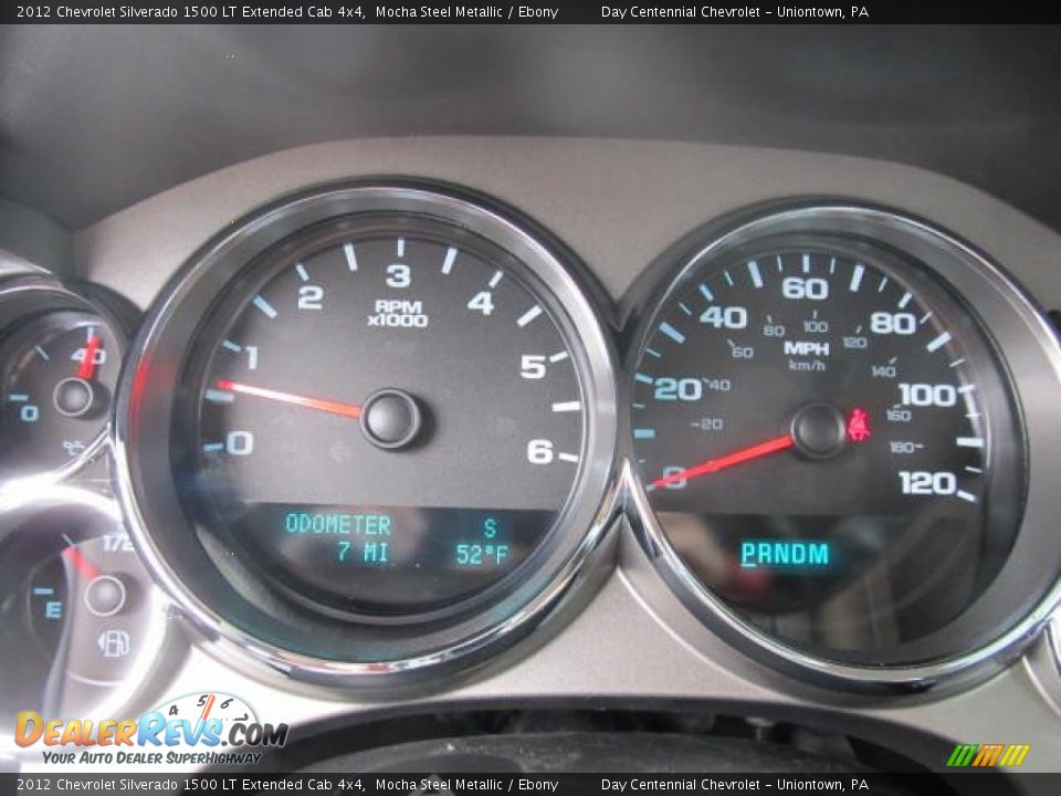 2012 Chevrolet Silverado 1500 LT Extended Cab 4x4 Mocha Steel Metallic / Ebony Photo #15