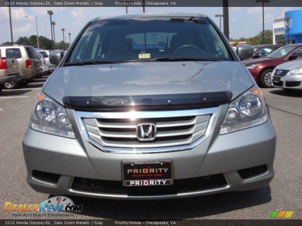 2010 Honda Odyssey EX Slate Green Metallic / Gray Photo #8