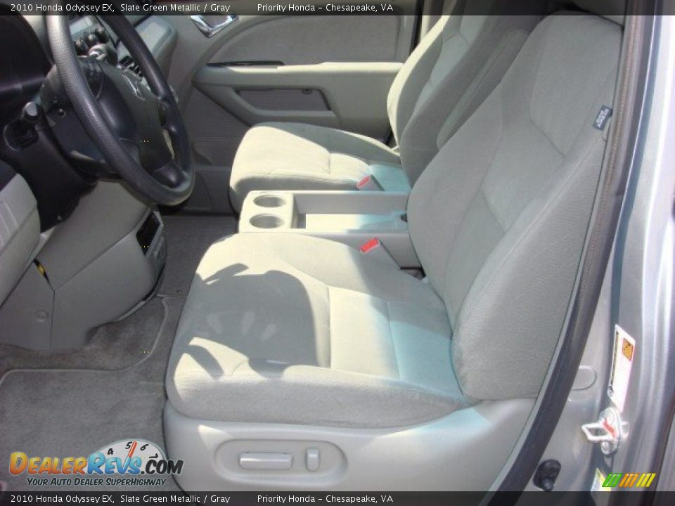 2010 Honda Odyssey EX Slate Green Metallic / Gray Photo #9