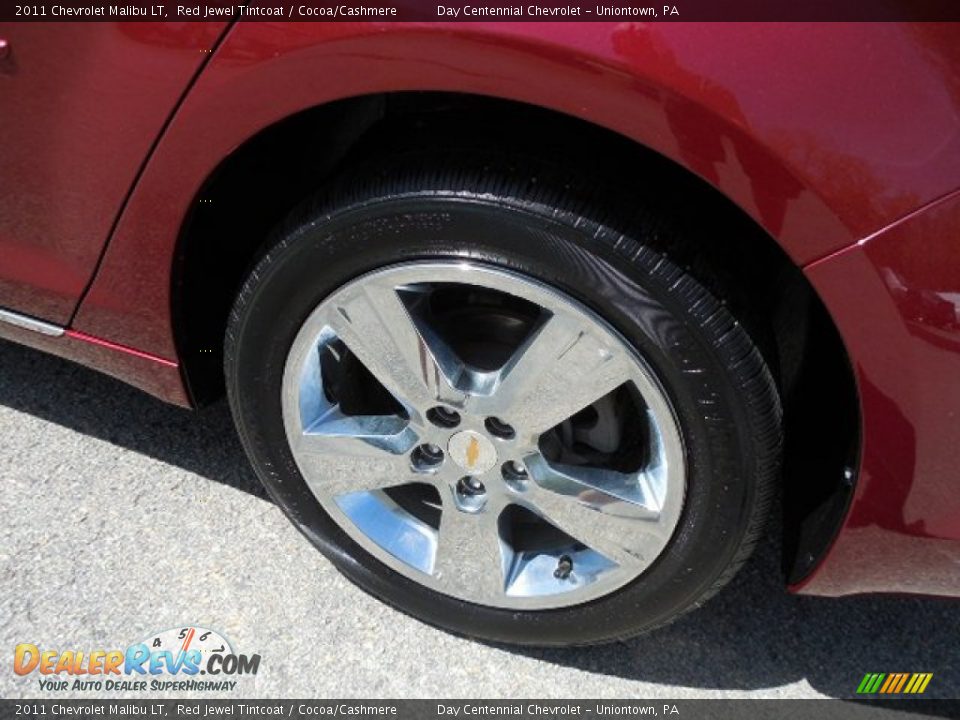 2011 Chevrolet Malibu LT Red Jewel Tintcoat / Cocoa/Cashmere Photo #3