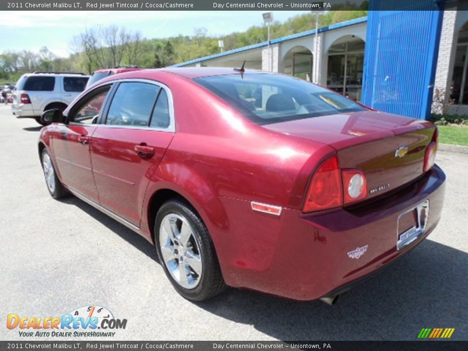 2011 Chevrolet Malibu LT Red Jewel Tintcoat / Cocoa/Cashmere Photo #4