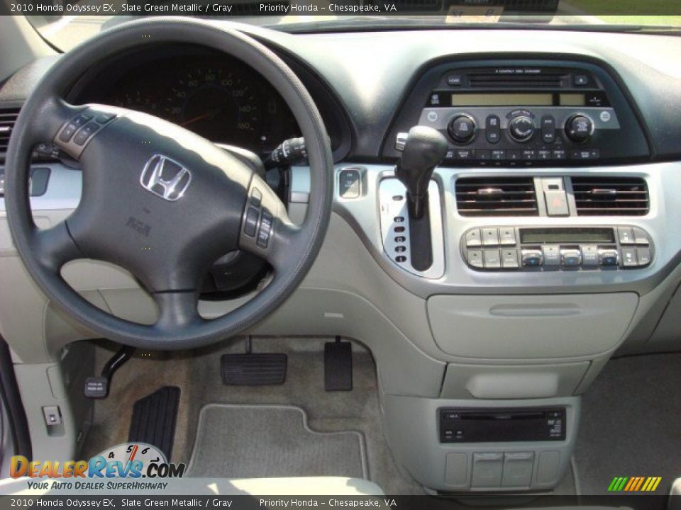 2010 Honda Odyssey EX Slate Green Metallic / Gray Photo #14