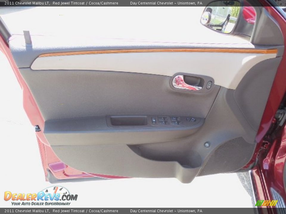 2011 Chevrolet Malibu LT Red Jewel Tintcoat / Cocoa/Cashmere Photo #11