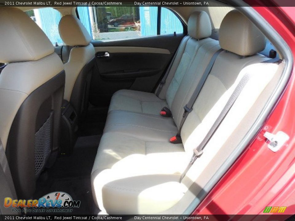 2011 Chevrolet Malibu LT Red Jewel Tintcoat / Cocoa/Cashmere Photo #13