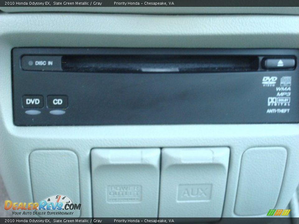 2010 Honda Odyssey EX Slate Green Metallic / Gray Photo #21