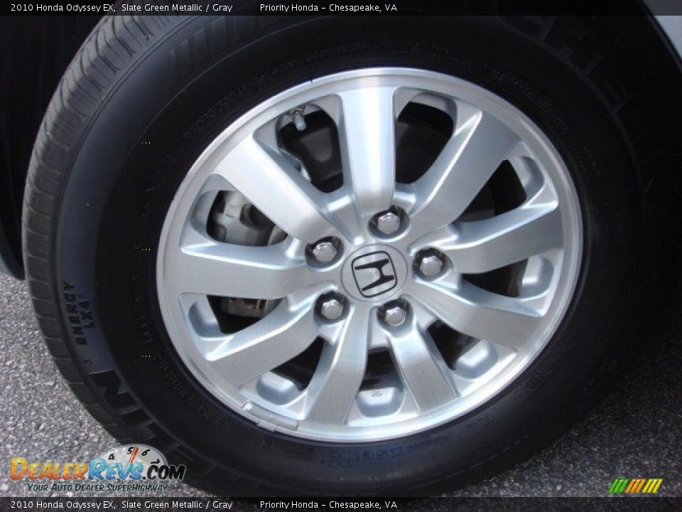 2010 Honda Odyssey EX Slate Green Metallic / Gray Photo #25