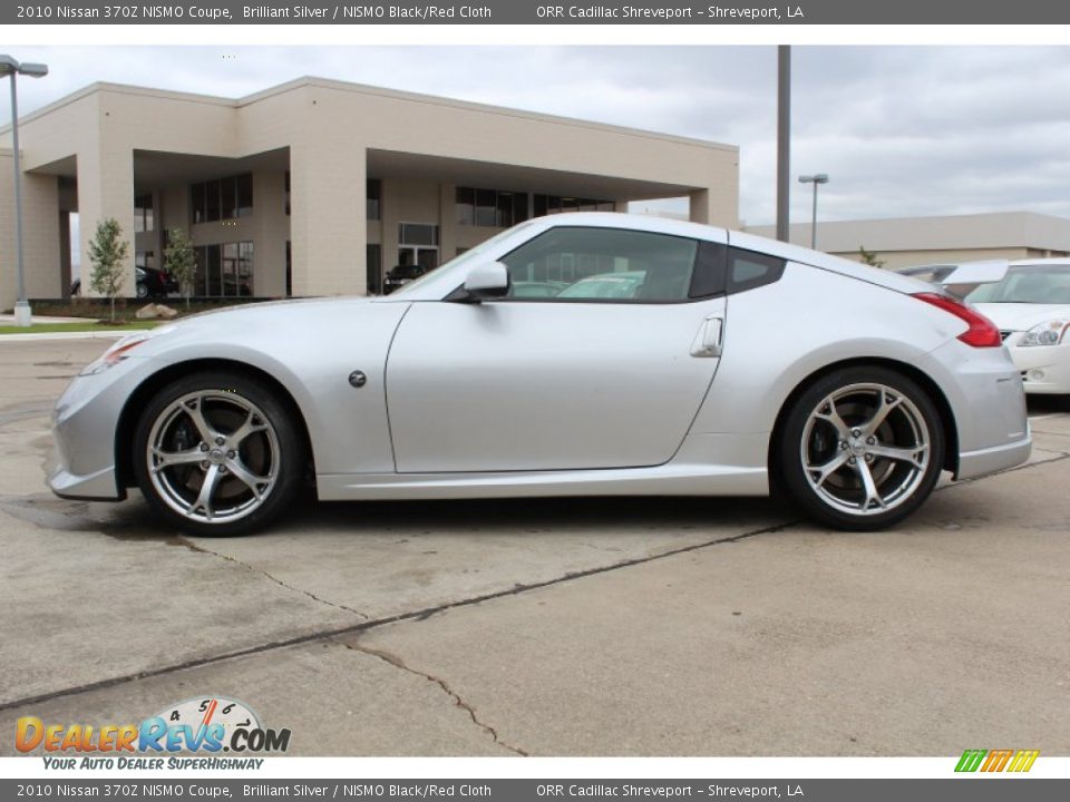 Brilliant Silver 2010 Nissan 370Z NISMO Coupe Photo #5