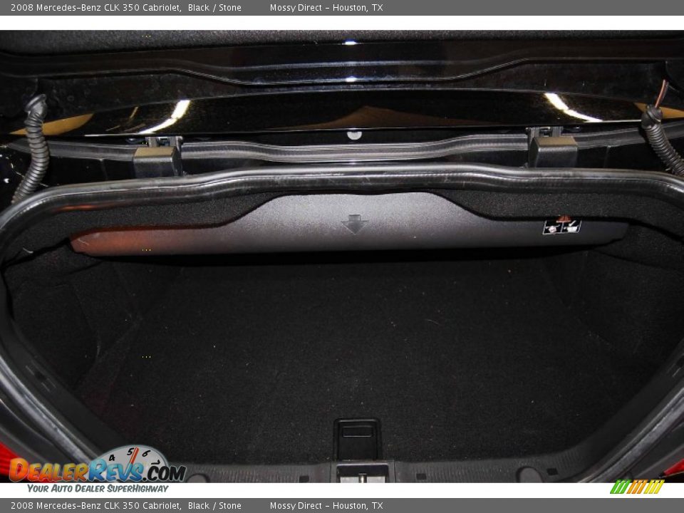 2008 Mercedes-Benz CLK 350 Cabriolet Black / Stone Photo #15