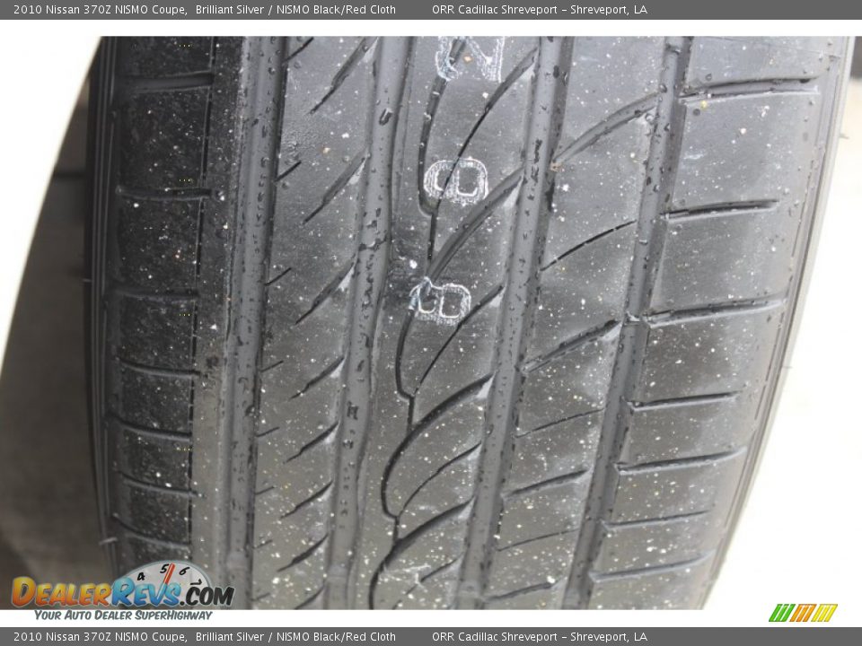 2010 Nissan 370Z NISMO Coupe Brilliant Silver / NISMO Black/Red Cloth Photo #10