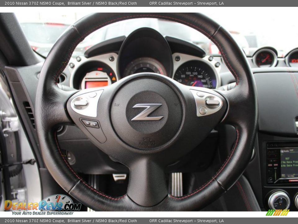 2010 Nissan 370Z NISMO Coupe Steering Wheel Photo #13