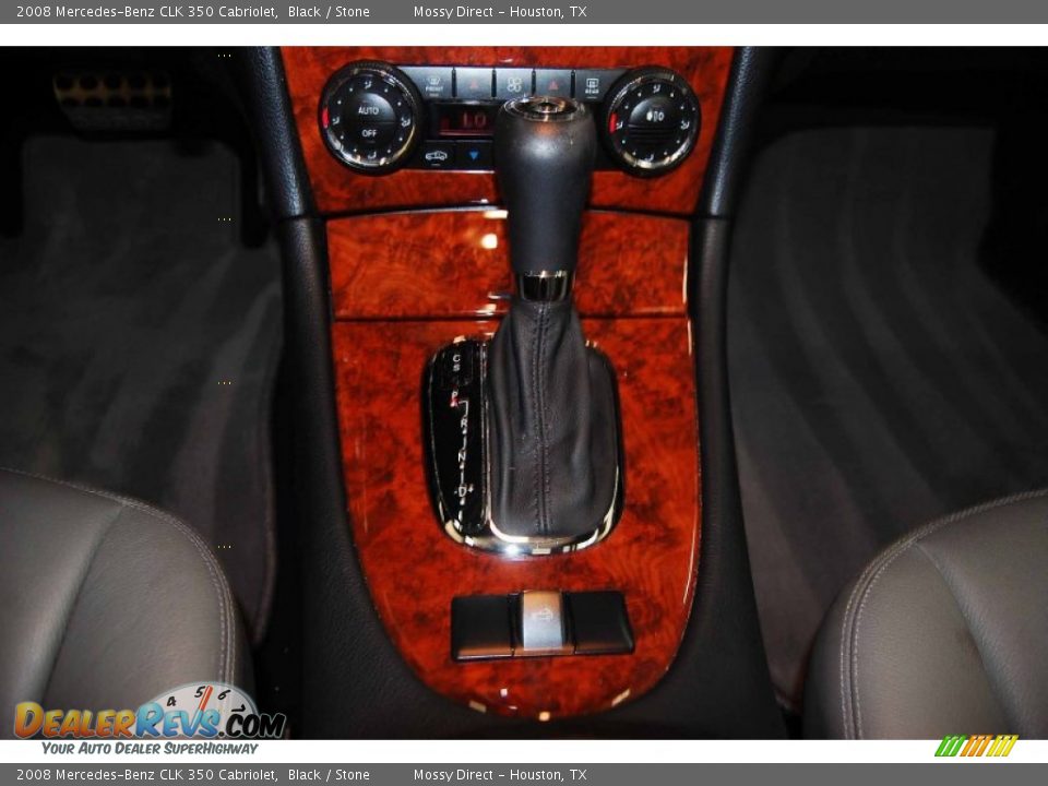 2008 Mercedes-Benz CLK 350 Cabriolet Black / Stone Photo #19