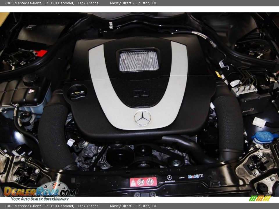 2008 Mercedes-Benz CLK 350 Cabriolet Black / Stone Photo #23