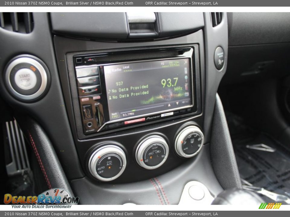 Controls of 2010 Nissan 370Z NISMO Coupe Photo #20
