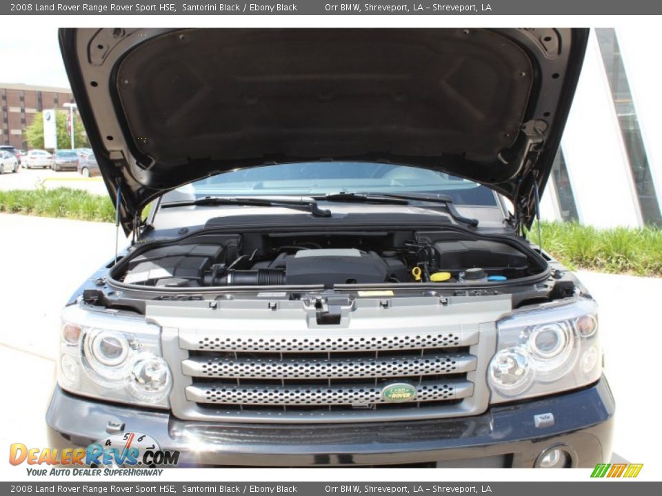 2008 Land Rover Range Rover Sport HSE Santorini Black / Ebony Black Photo #9