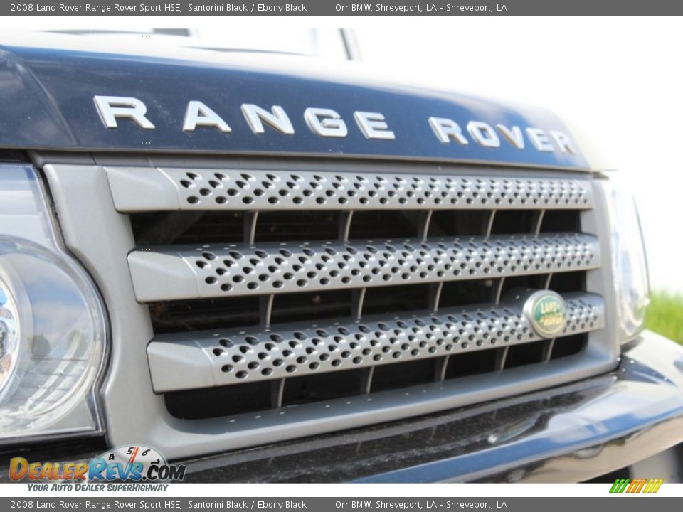 2008 Land Rover Range Rover Sport HSE Santorini Black / Ebony Black Photo #10