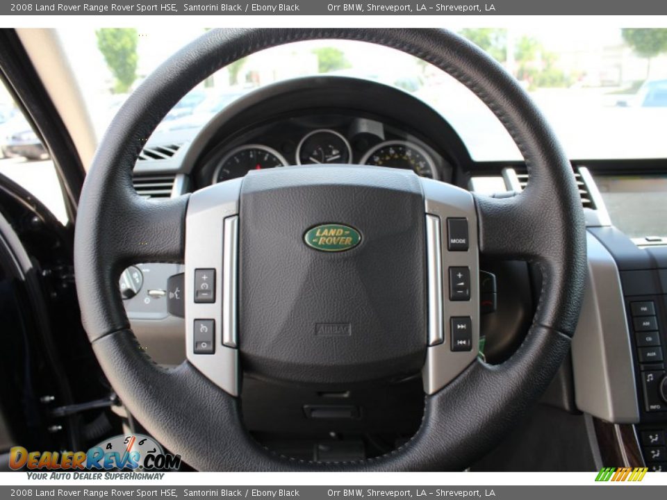 2008 Land Rover Range Rover Sport HSE Steering Wheel Photo #14