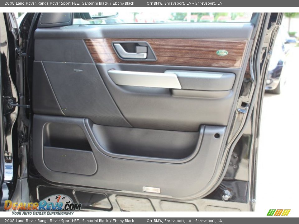 2008 Land Rover Range Rover Sport HSE Santorini Black / Ebony Black Photo #17